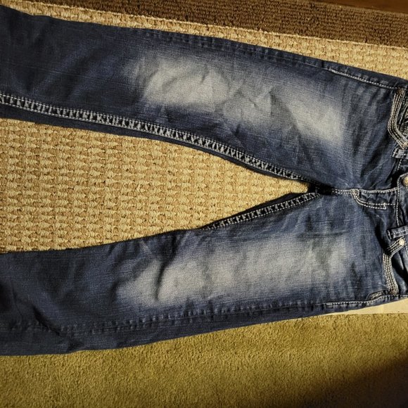 Silver Capris Tuesday Low Rise Size 30 - Picture 4 of 6